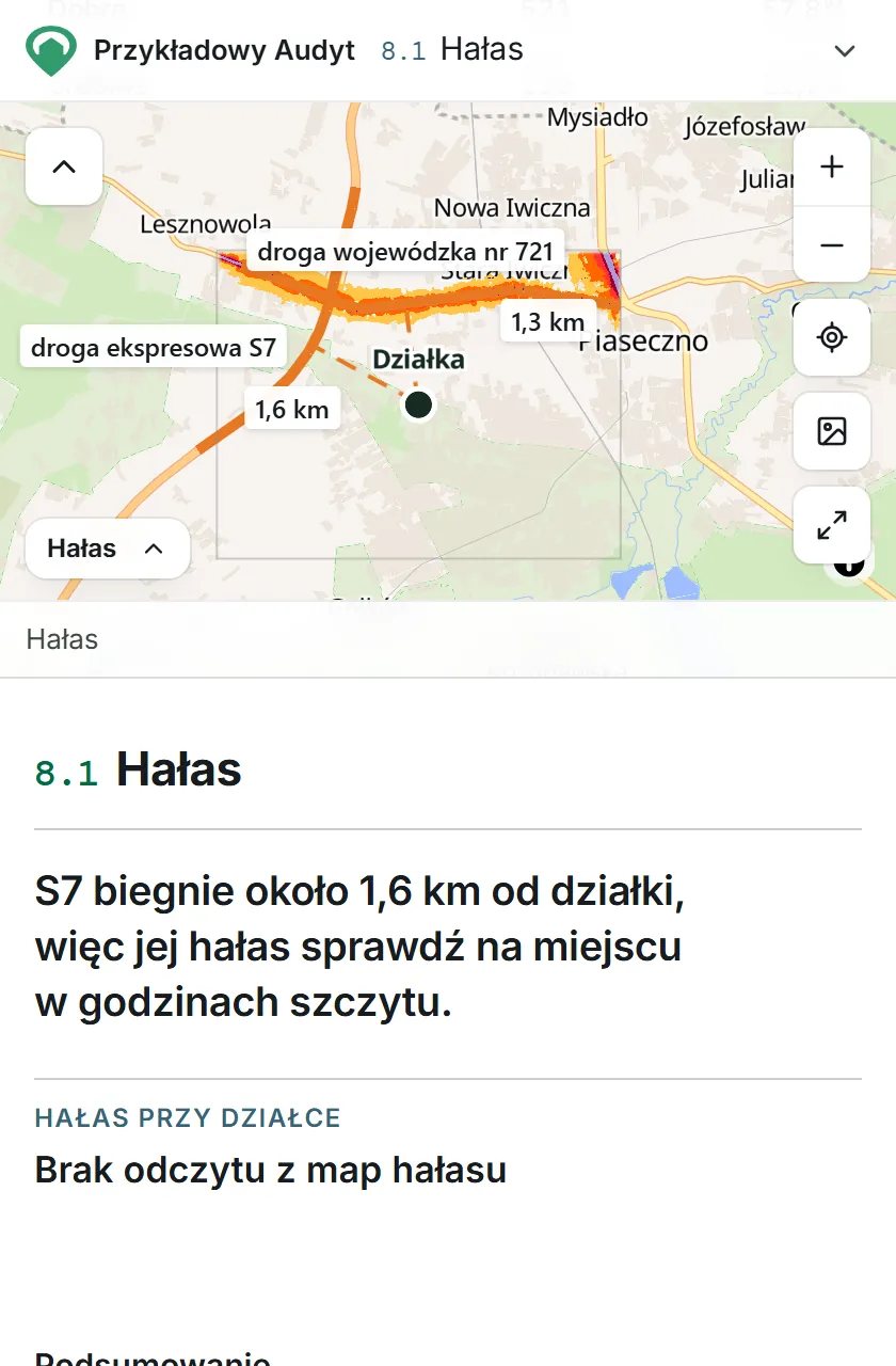 Przejrzyj przykładowy Audyt na tej stronie