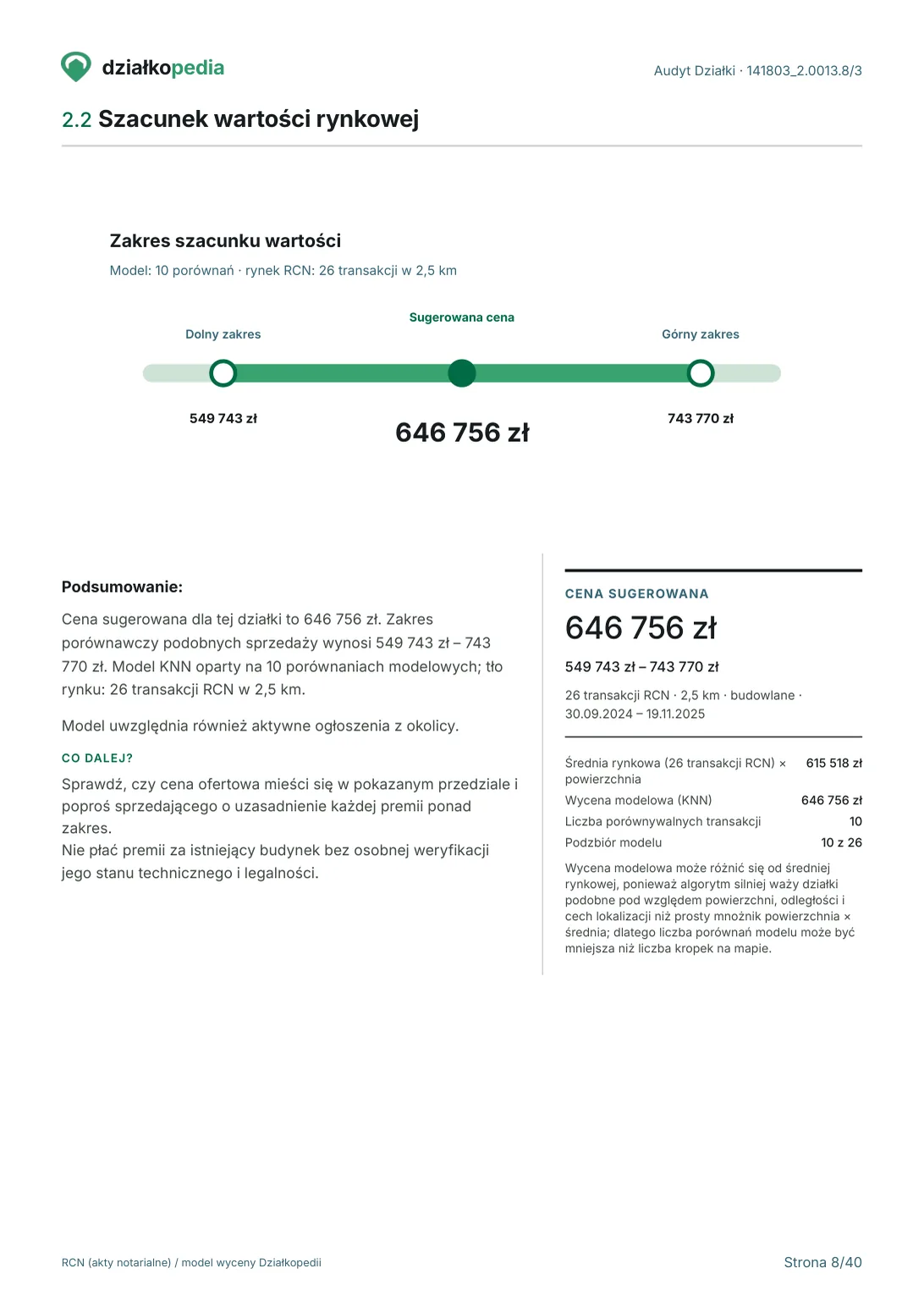 Przykładowy Audyt Działki - strona 8 z 40